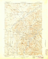 1905 Map of Devils Tower