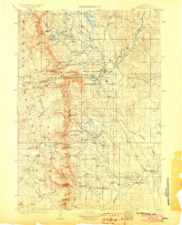 preview thumbnail of historical topo map of Johnson County, WY in 1903