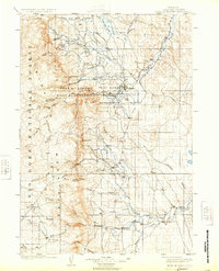 1903 Map of Buffalo, WY, 1924 Print