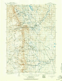 preview thumbnail of historical topo map of Johnson County, WY in 1900