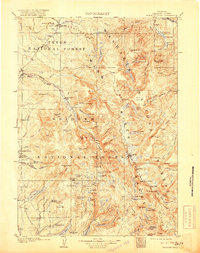1909 Map of Sublette County, WY, 1919 Print
