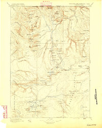 1885 Map of Gallatin, 1895 Print