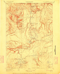 Download a high-resolution, GPS-compatible USGS topo map for Gallatin, WY (1911 edition)