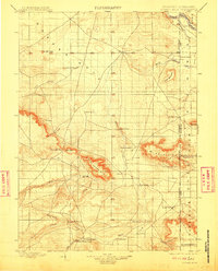 1899 Map of Goshen Hole, 1911 Print