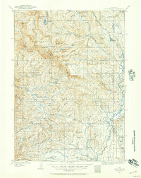 preview thumbnail of historical topo map of Sublette County, WY in 1907