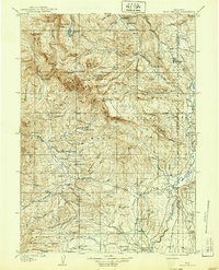 1910 Map of Sublette County, WY, 1939 Print