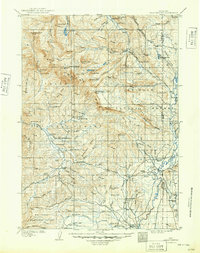 1910 Map of Sublette County, WY, 1949 Print