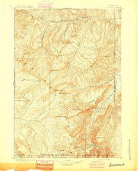 Download a high-resolution, GPS-compatible USGS topo map for Ishawooa, WY (1895 edition)
