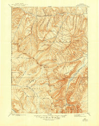 Download a high-resolution, GPS-compatible USGS topo map for Ishawooa, WY (1949 edition)