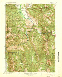 preview thumbnail of historical topo map of Jackson, WY in 1935