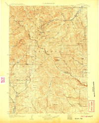 Download a high-resolution, GPS-compatible USGS topo map for Kirwin, WY (1906 edition)