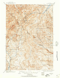 1904 Map of Hot Springs County, WY, 1957 Print