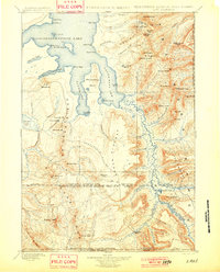 1901 Map of Lake