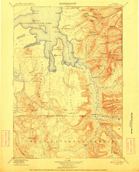 Download a high-resolution, GPS-compatible USGS topo map for Lake, WY (1911 edition)
