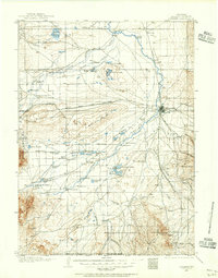 1906 Map of Laramie, 1956 Print