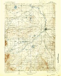 1908 Map of Laramie, WY, 1941 Print
