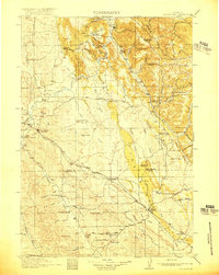 1918 Map of Moorcroft, WY