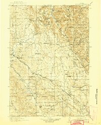 1918 Map of Moorcroft, WY, 1941 Print