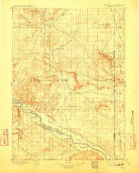 1896 Map of Patrick, 1911 Print