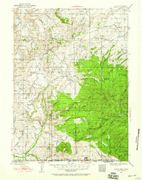 Download a high-resolution, GPS-compatible USGS topo map for Savery, WY (1959 edition)