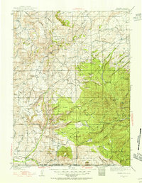 Download a high-resolution, GPS-compatible USGS topo map for Savery, WY (1955 edition)