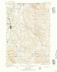 1909 Map of Sheridan, WY, 1954 Print