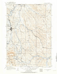 1909 Map of Sheridan, WY, 1963 Print