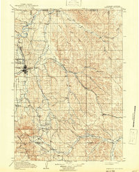 1911 Map of Sheridan, WY, 1941 Print