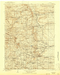 1905 Map of Sherman, 1943 Print