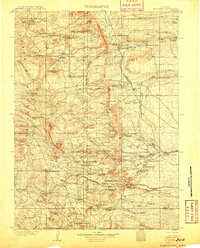1905 Map of Sherman, 1932 Print