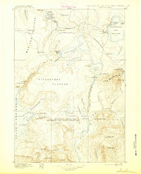 preview thumbnail of historical topo map of Teton County, WY in 1895