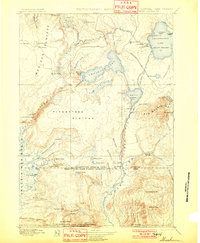 preview thumbnail of historical topo map of Teton County, WY in 1901
