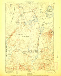 Download a high-resolution, GPS-compatible USGS topo map for Shoshone, WY (1908 edition)