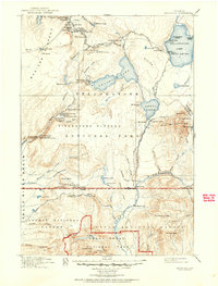preview thumbnail of historical topo map of Teton County, WY in 1911