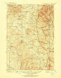 1902 Map of Sundance, 1951 Print