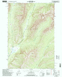 Download a high-resolution, GPS-compatible USGS topo map for Abiathar Peak, WY (1996 edition)