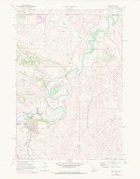 Download a high-resolution, GPS-compatible USGS topo map for Acme, WY (1983 edition)
