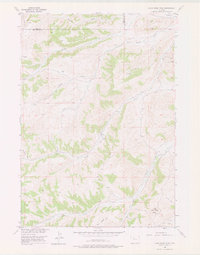 Download a high-resolution, GPS-compatible USGS topo map for Adam Weiss Peak, WY (1976 edition)