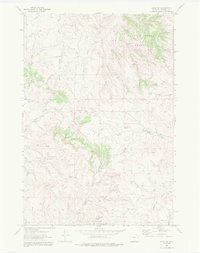 Download a high-resolution, GPS-compatible USGS topo map for Adon NW, WY (1987 edition)
