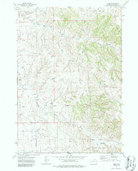 Download a high-resolution, GPS-compatible USGS topo map for Adon, WY (1987 edition)