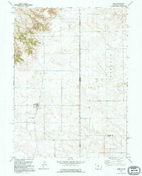 1991 Map of Albin, WY, 1995 Print