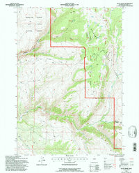 Download a high-resolution, GPS-compatible USGS topo map for Allen Draw, WY (1997 edition)