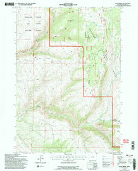 Download a high-resolution, GPS-compatible USGS topo map for Allen Draw, WY (1997 edition)
