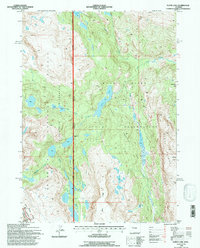 Download a high-resolution, GPS-compatible USGS topo map for Alpine Lake, WY (1997 edition)