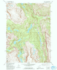 Download a high-resolution, GPS-compatible USGS topo map for Alpine Lake, WY (1993 edition)