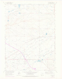 preview thumbnail of historical topo map of Albany County, WY in 1963