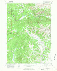 Download a high-resolution, GPS-compatible USGS topo map for Angle Mountain, WY (1971 edition)