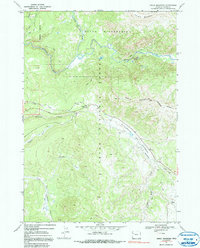 Download a high-resolution, GPS-compatible USGS topo map for Angle Mountain, WY (1991 edition)