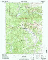 Download a high-resolution, GPS-compatible USGS topo map for Angle Mountain, WY (1998 edition)