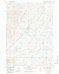 Download a high-resolution, GPS-compatible USGS topo map for Antelope Creek, WY (1981 edition)